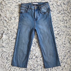 Zara Trafaluc Denimwear Cropped/Capri Blue Jeans Size 02